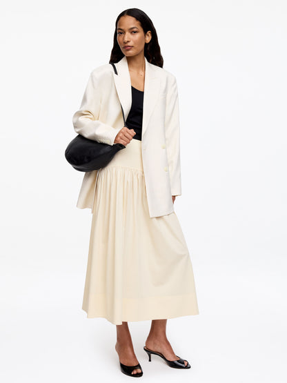 A-Line Midi Skirt