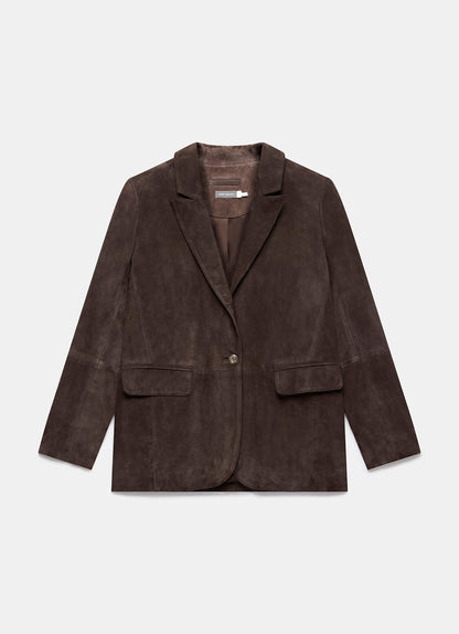 Brown Suede Blazer