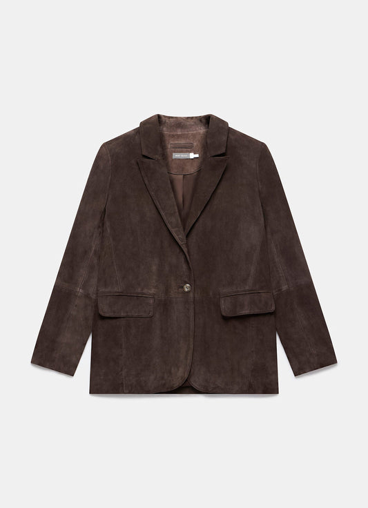 Brown Suede Blazer