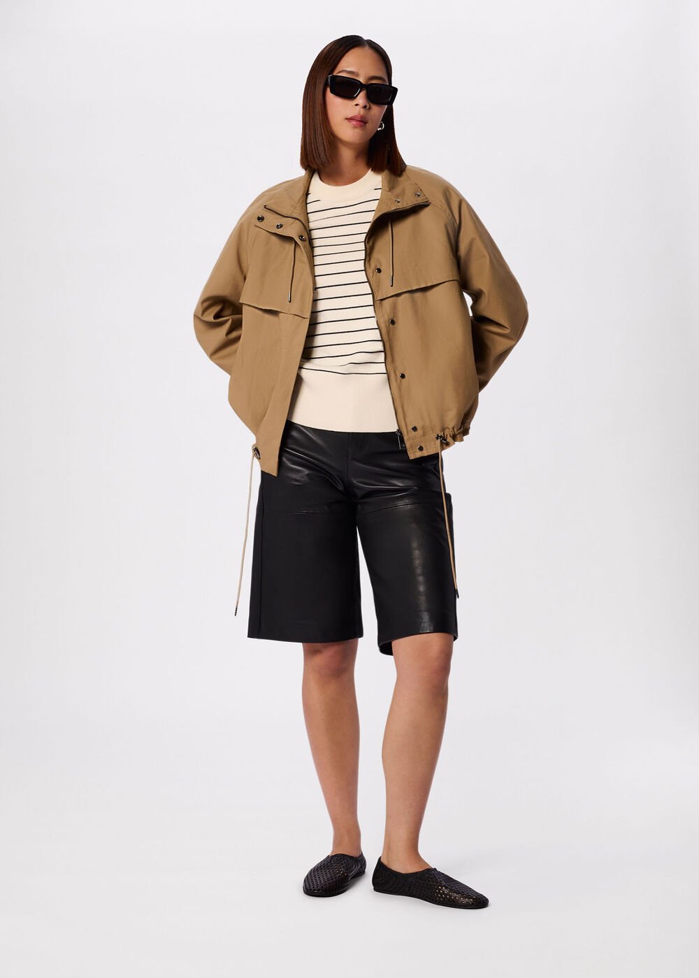 Ivory/Multi Classic Stripe Cotton Knit