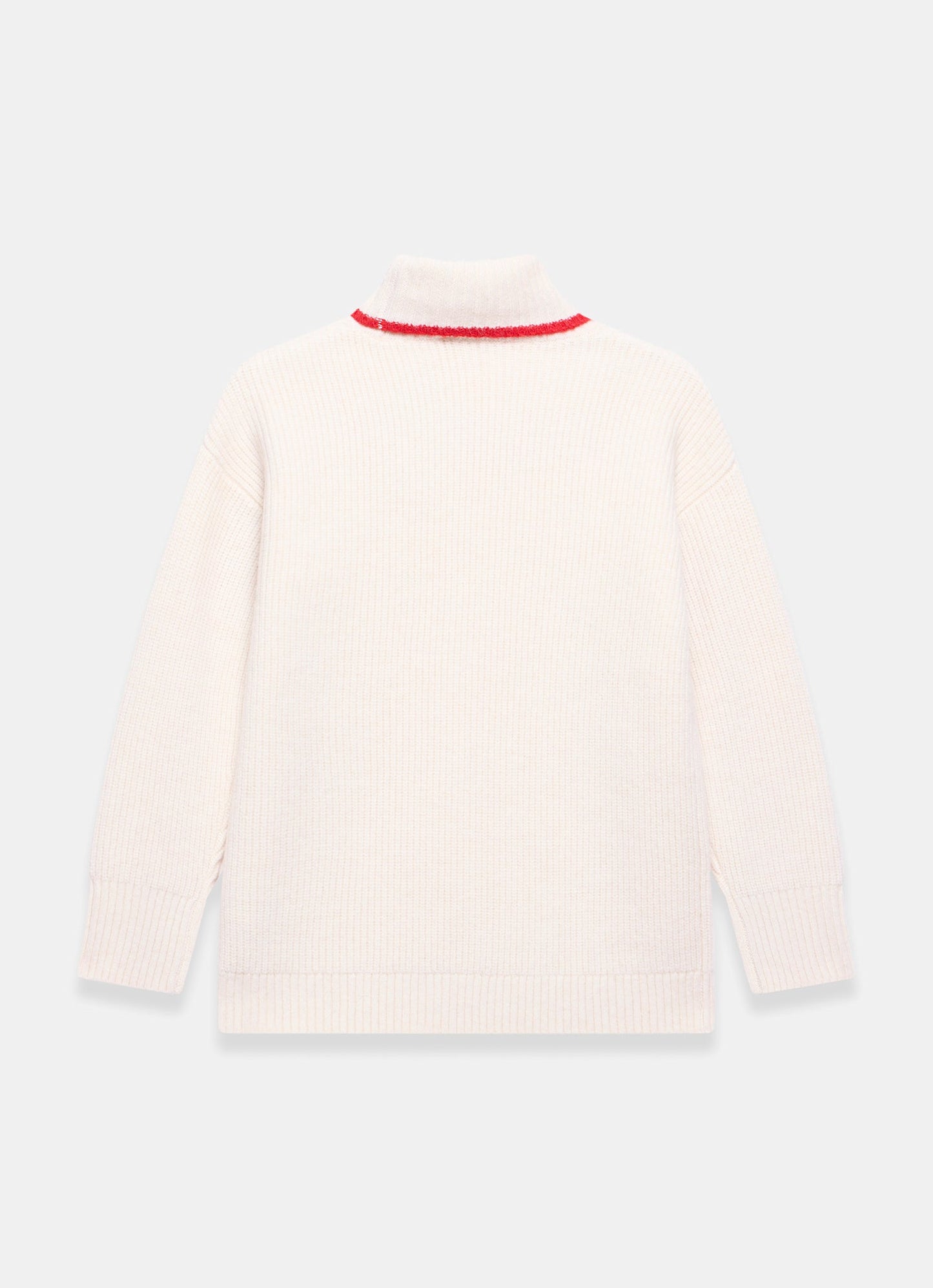Cream Contast Stripe Jumper