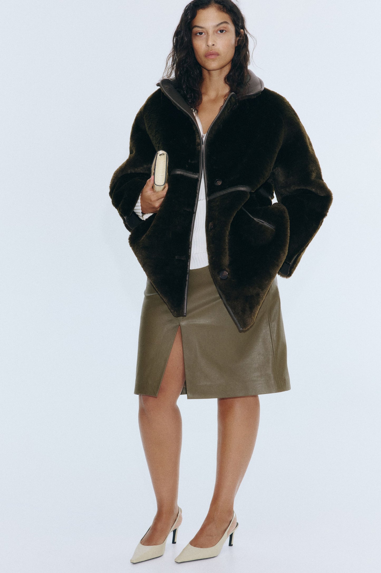 Fluffy coat