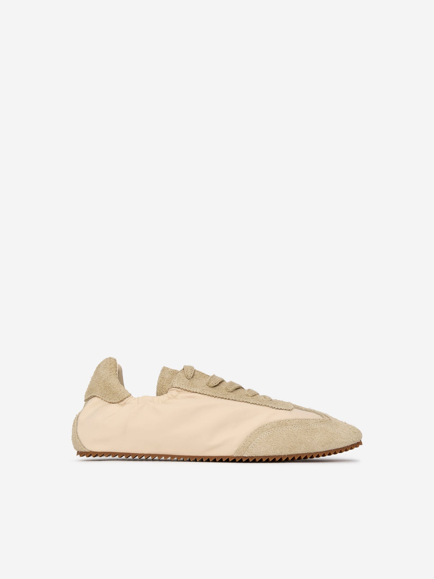 Suede-Nylon Trainers