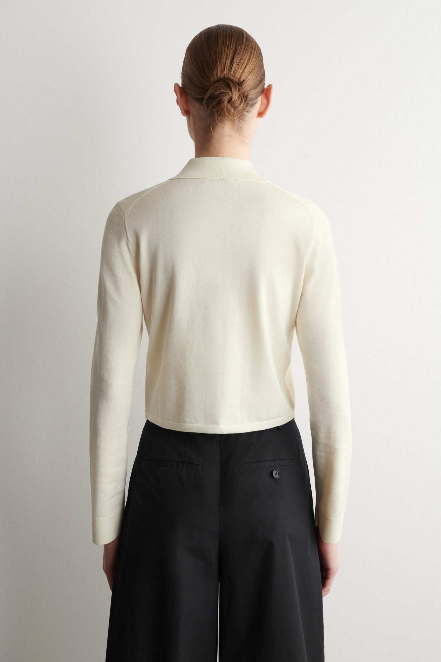 Pocket-Detail Knitted Cotton Cardigan