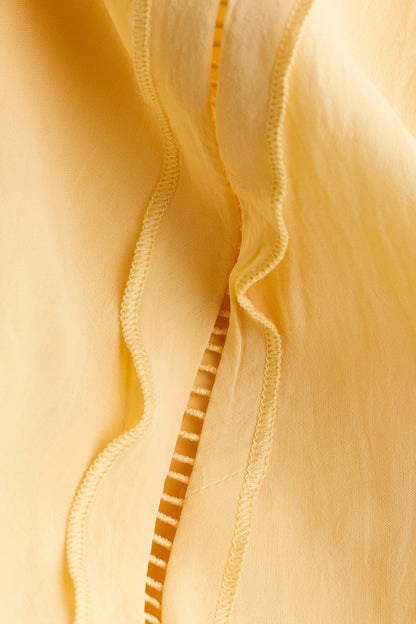 Ruffled open-back dress