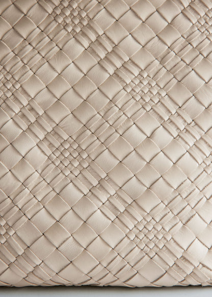 Braided Leather Tote