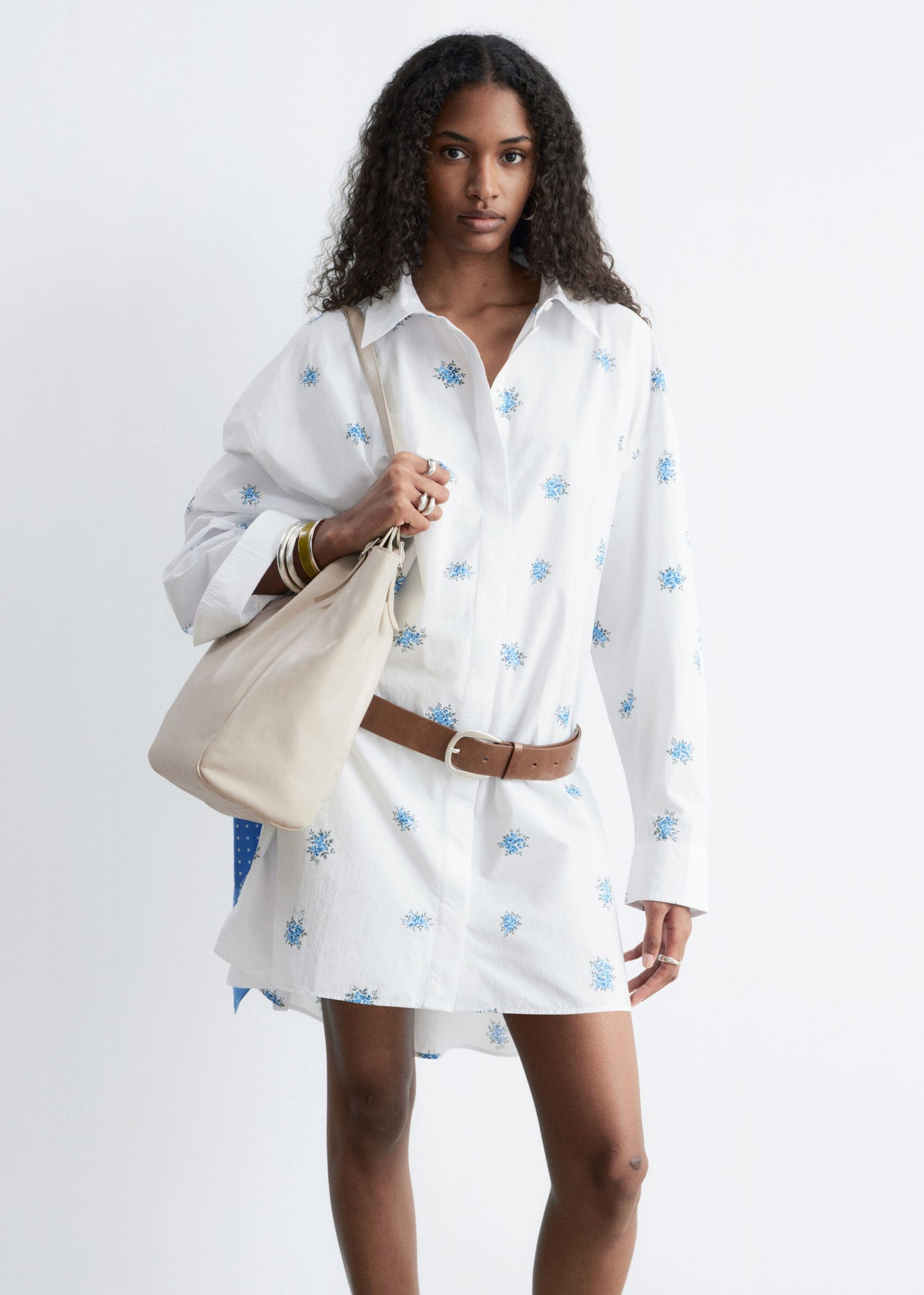 Oversized Shirt Mini Dress