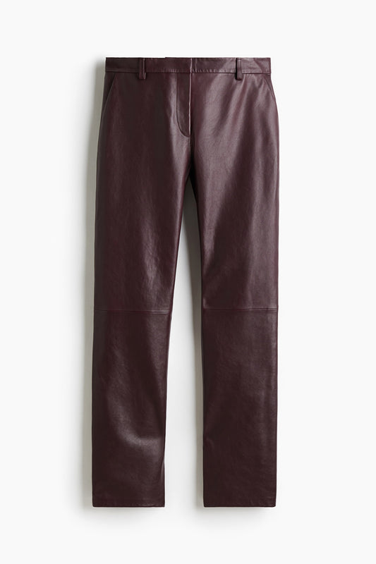 Leather trousers