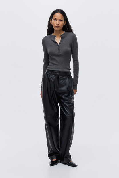 Rib-knit top