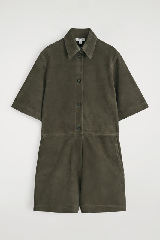 Suede Playsuit