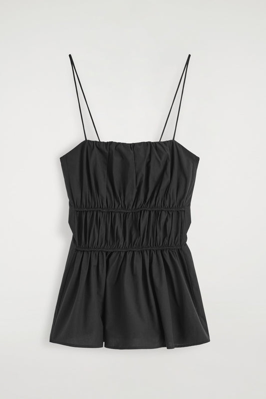 Gathered Cotton Top