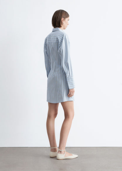 Wrap Shirt Mini Dress