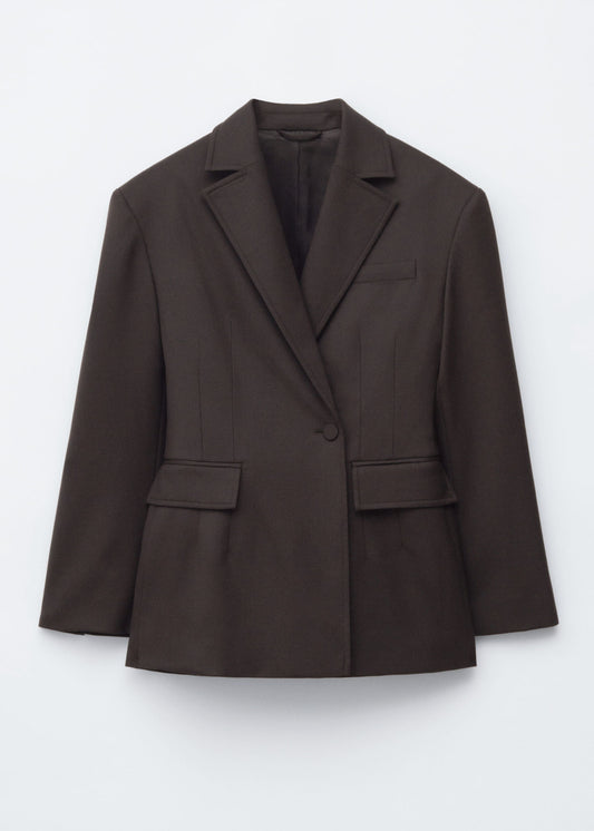 Double-Breasted Wool Blazer