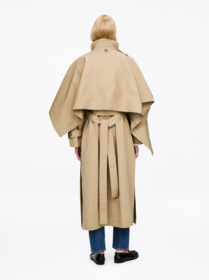 Scarf Trench Coat