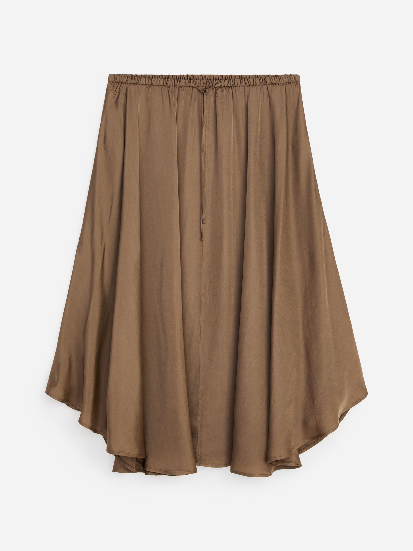 Wide Drawstring Skirt