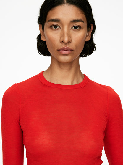 Long-Sleeved Merino Top