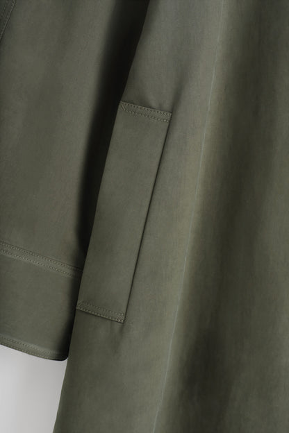Wool-Trimmed Car Coat