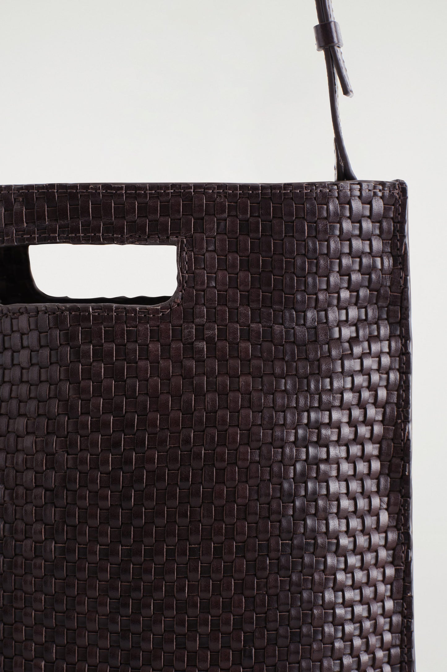 Folio Hand-Woven Leather Bag