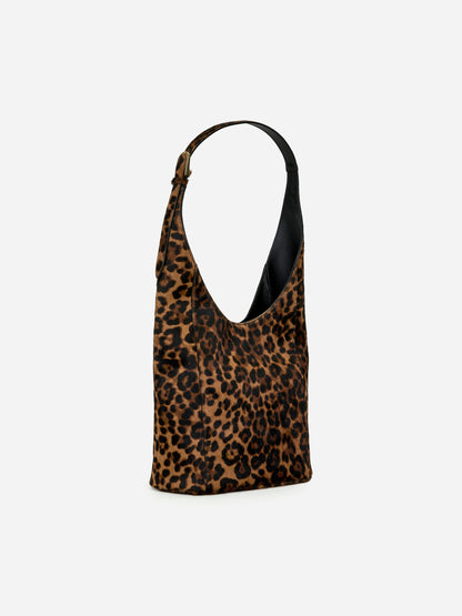 Pony Hair-Effect Suede Tote