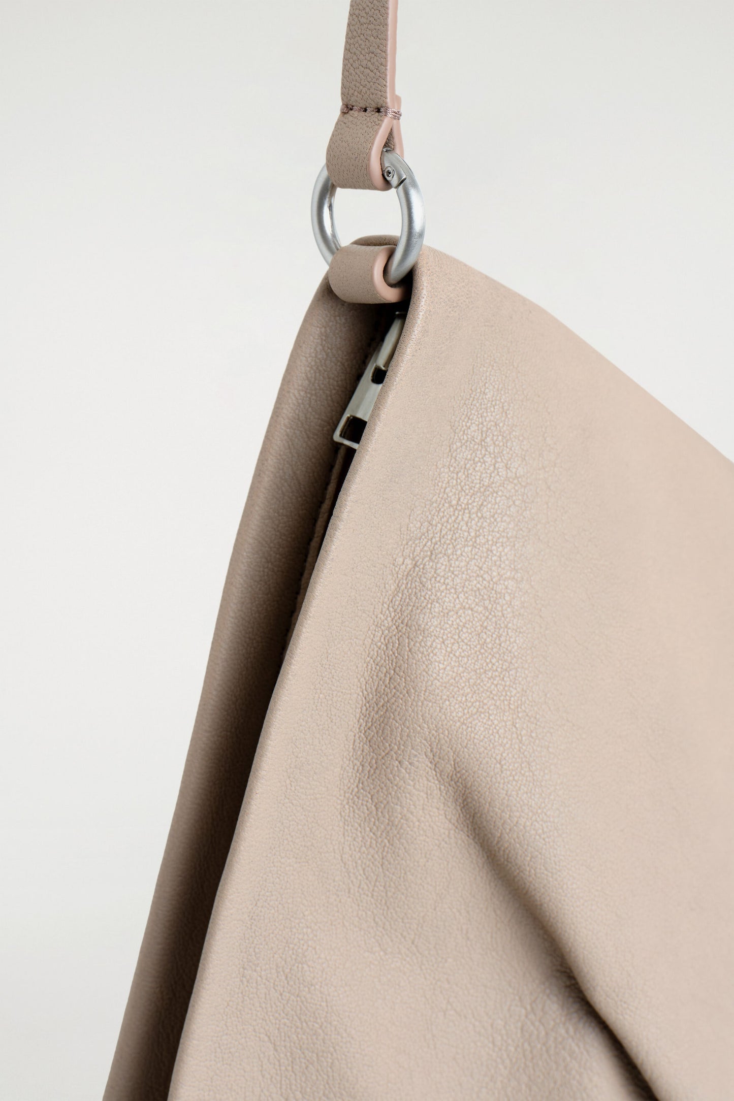 Twisted Leather Clutch Bag