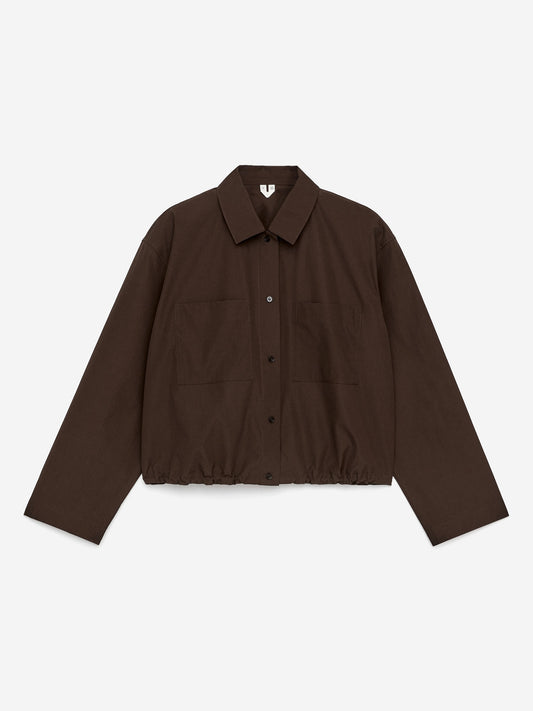 Cropped Blouson Jacket