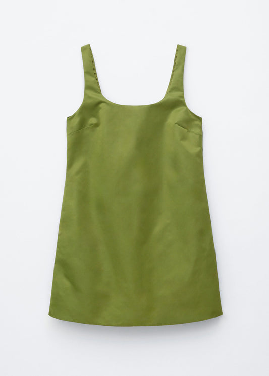 Sculpted Drawstring Mini Dress