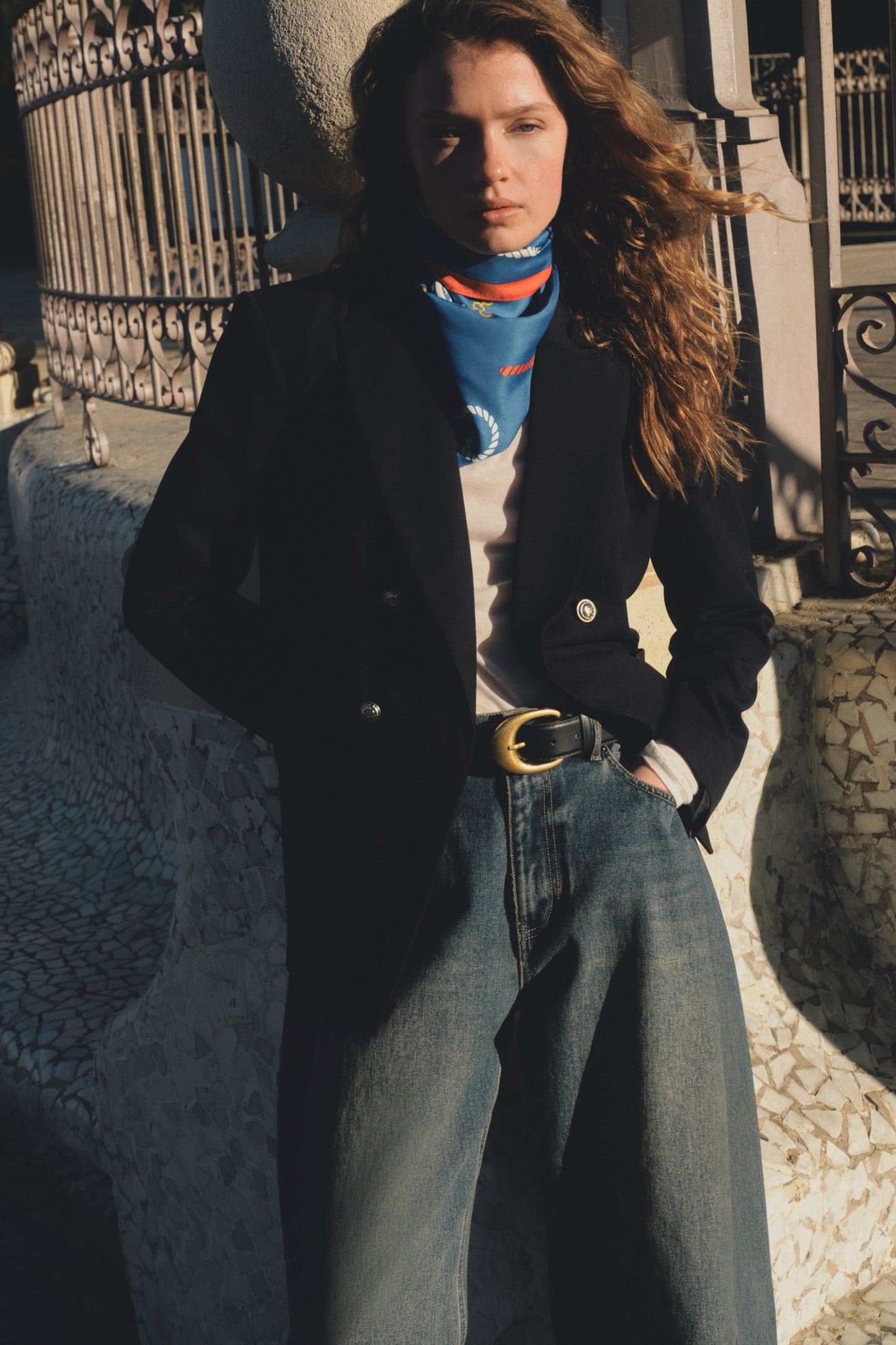 Double-breasted blazer