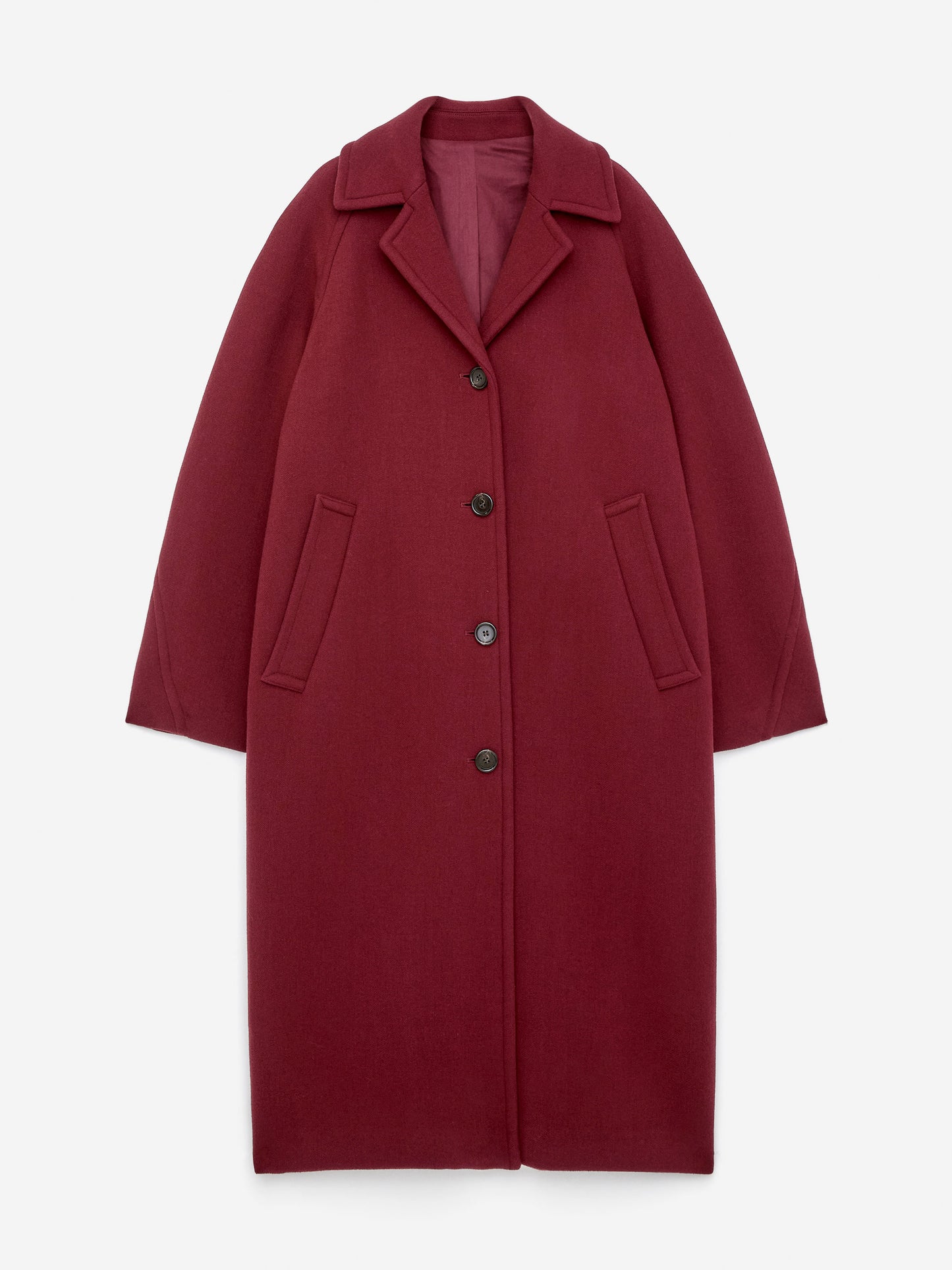 Oversized Wool-Blend Coat