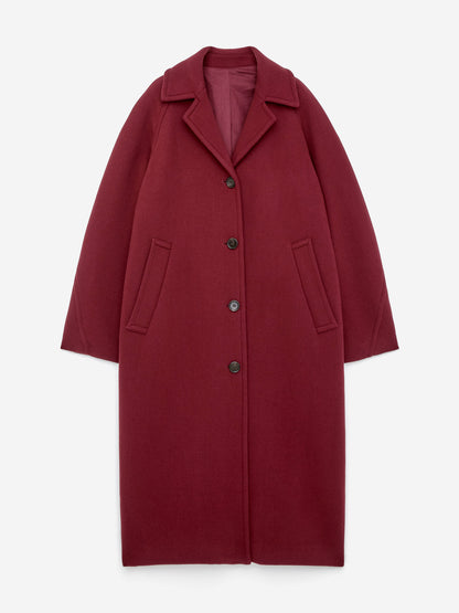 Oversized Wool-Blend Coat