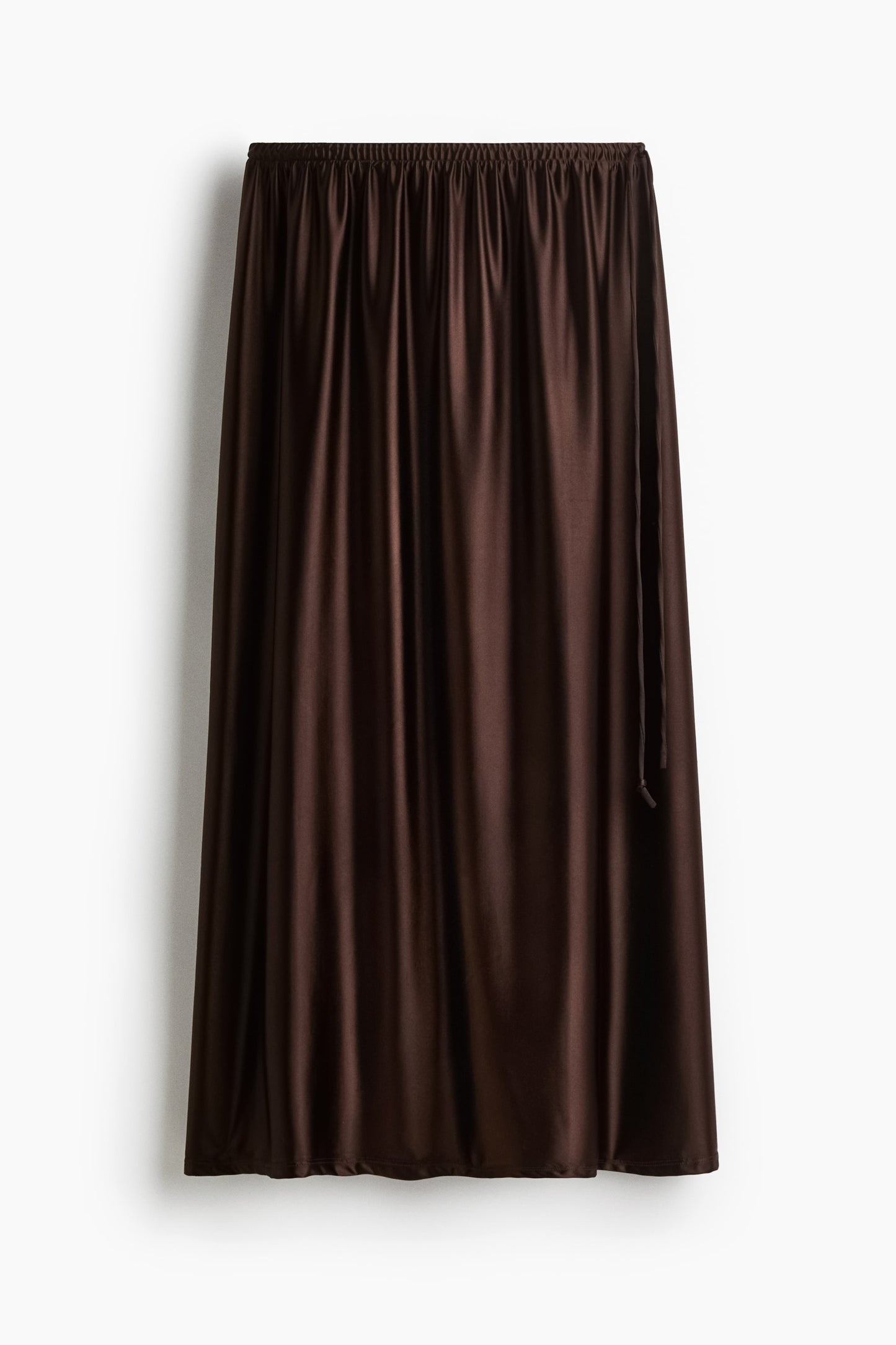 Drawstring-detail skirt
