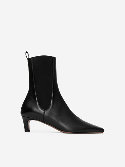 Square-Toe Ankle Boots