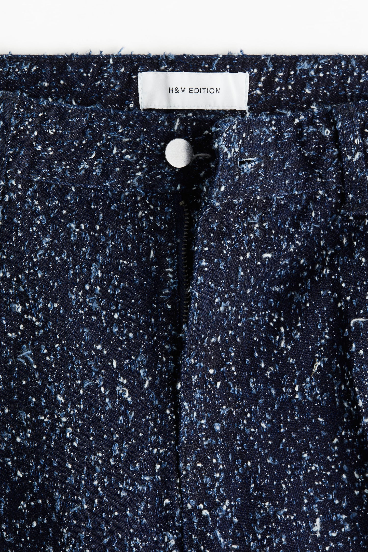 Bouclé denim jeans