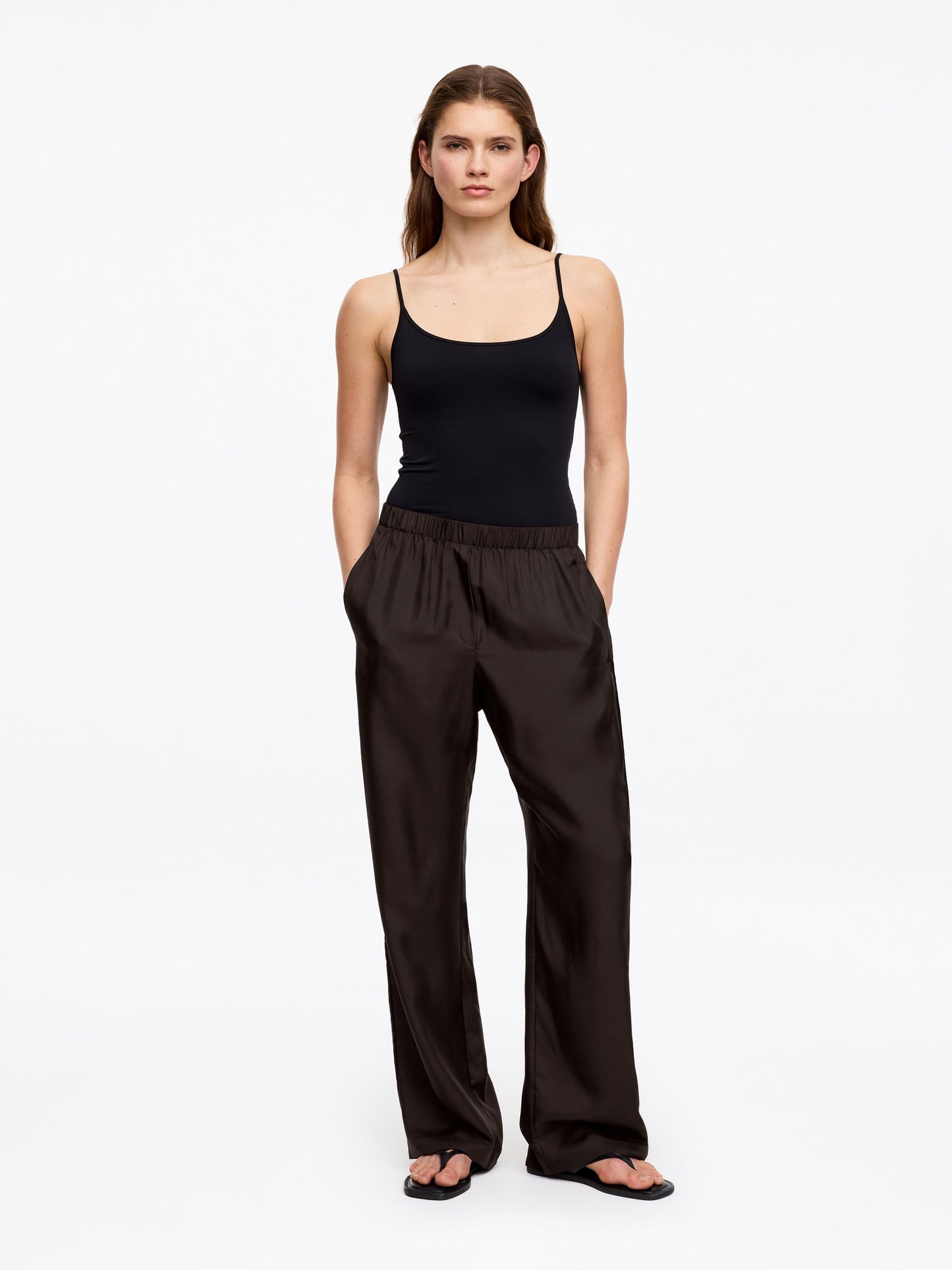 Silk Twill Trousers