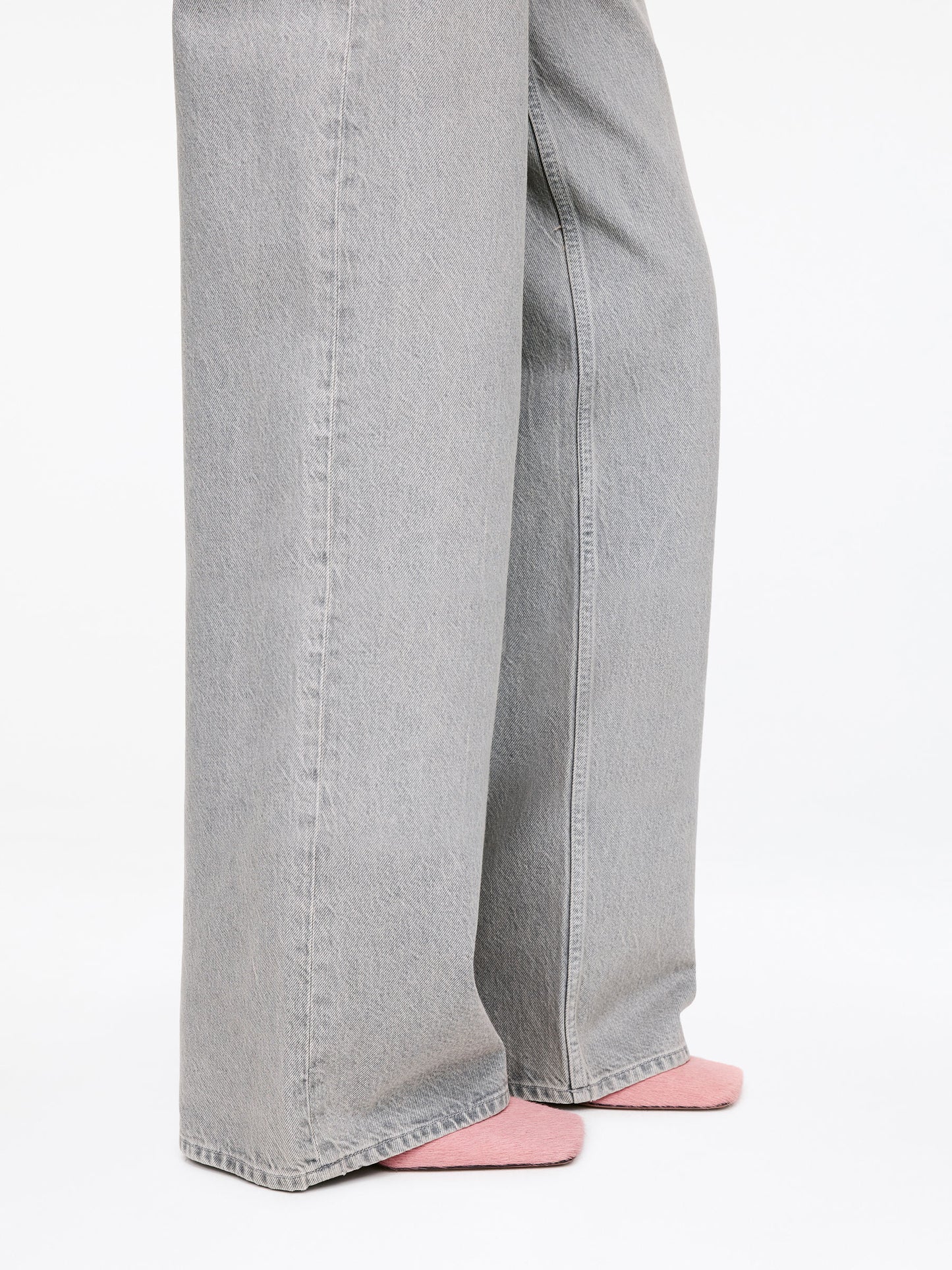 Pony-Hair Effect Leather Pumps