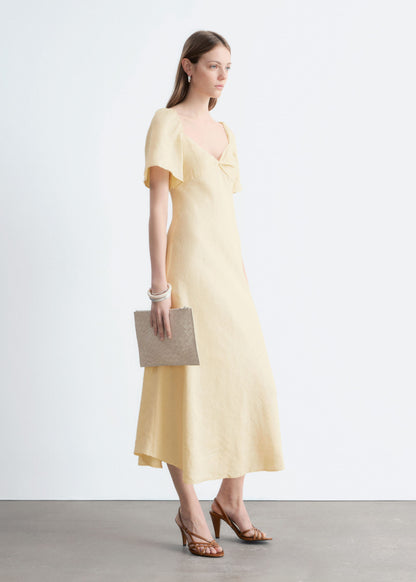 Linen Midi Dress
