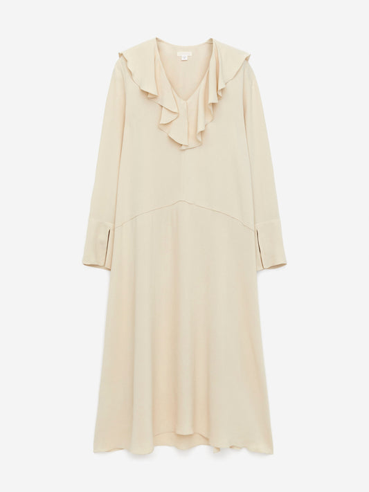 Frill-Neck Dress