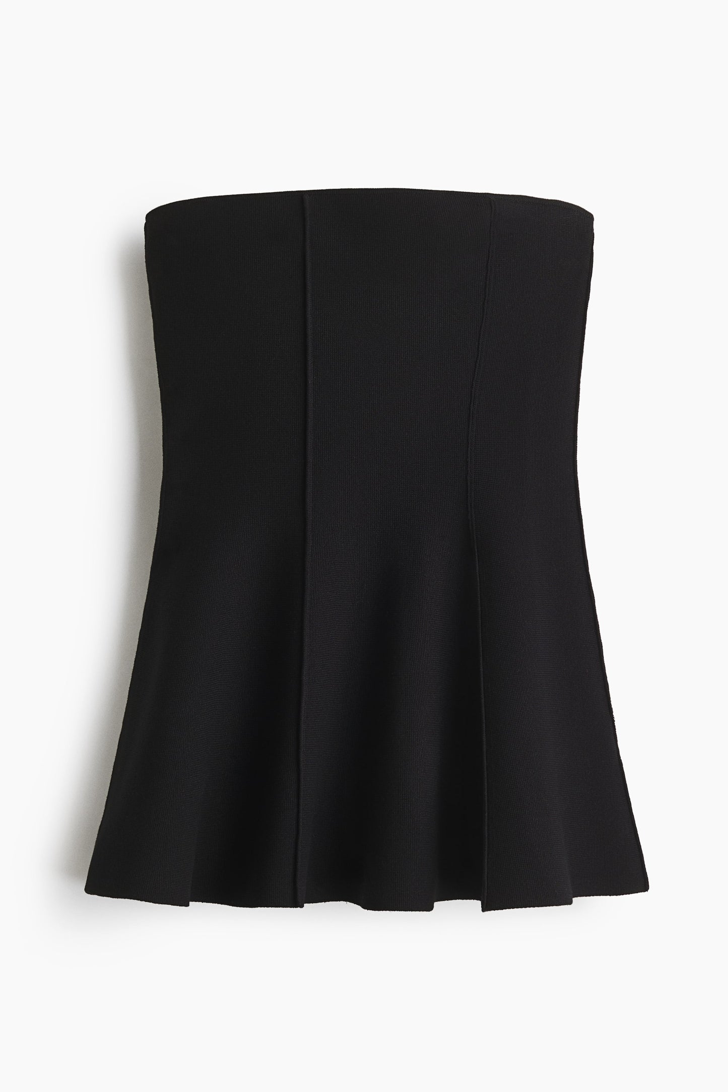Peplum tube top