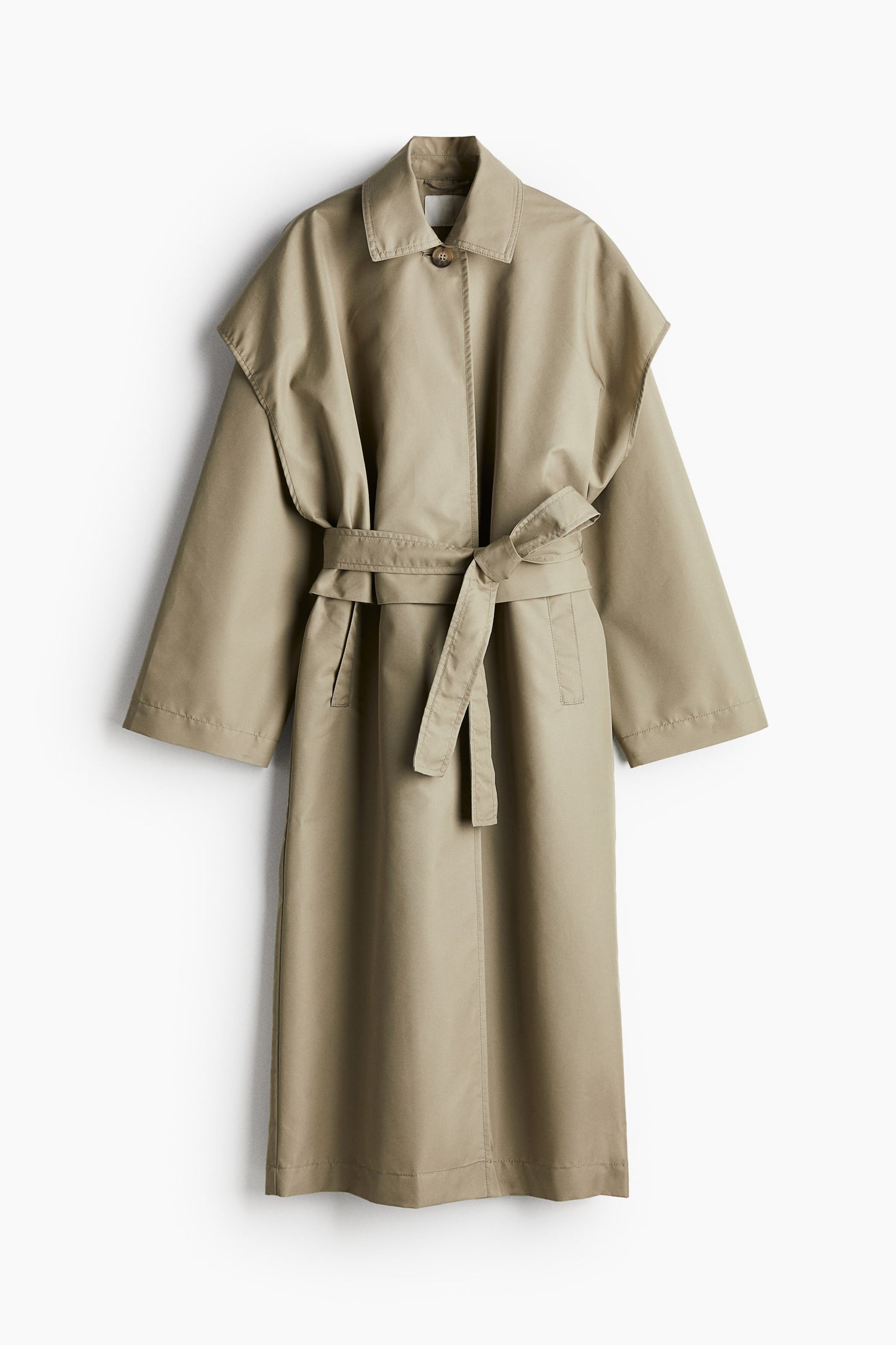 Maxi trench coat