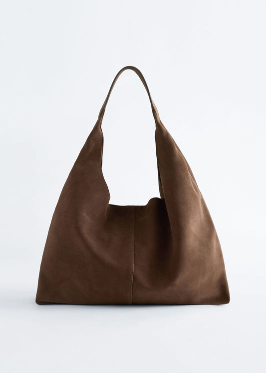 Large Suede Tote Bag