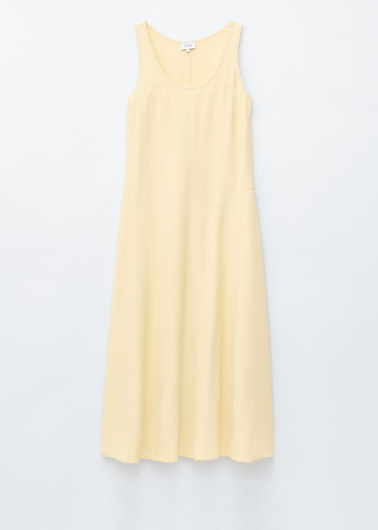 Scoop-Neck Midi Dress