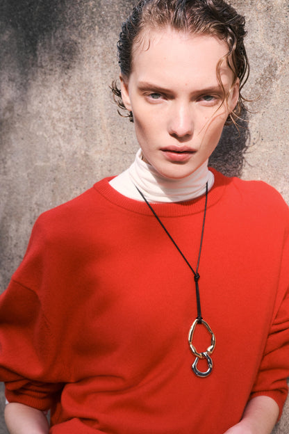 Fine-knit cashmere jumper