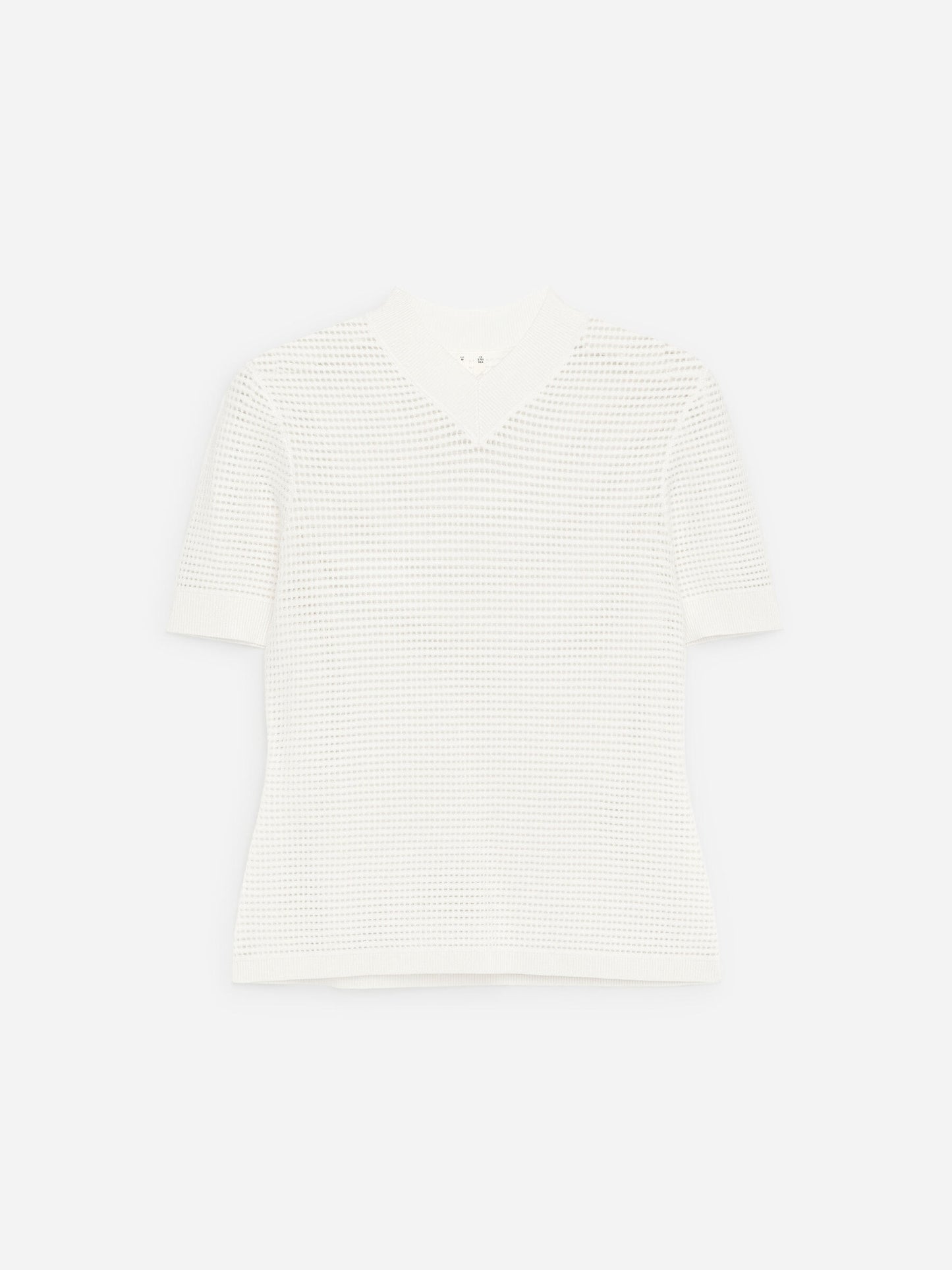 Pointelle V-Neck Top