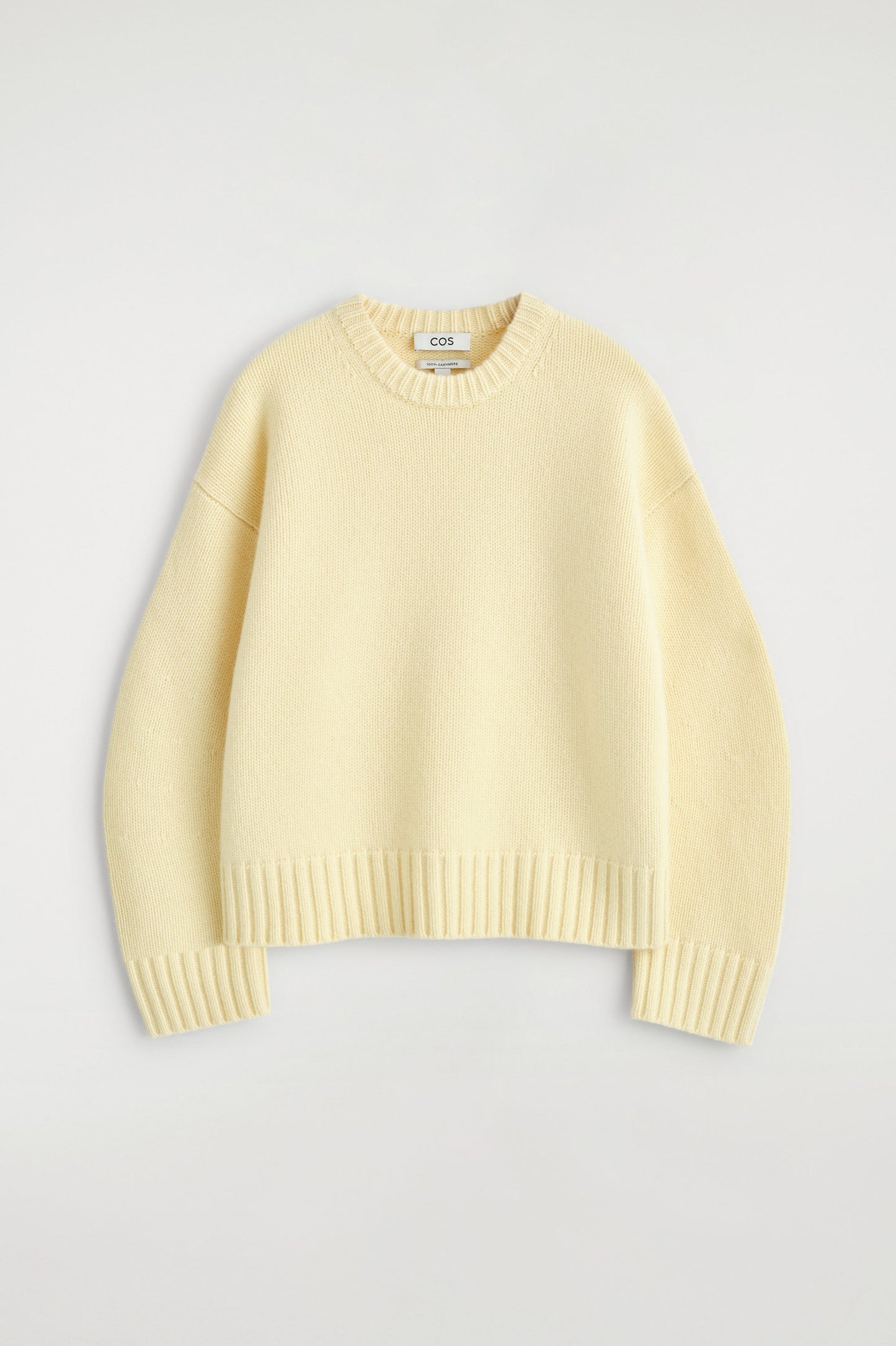 Chunky cashmere crew-neck jumper