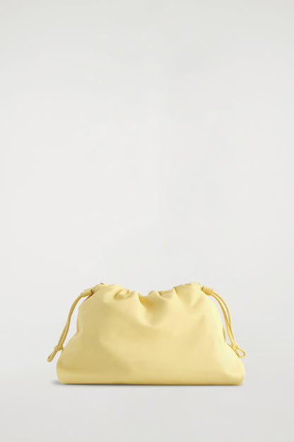 Mini Cavatelli Clutch Bag - Leather