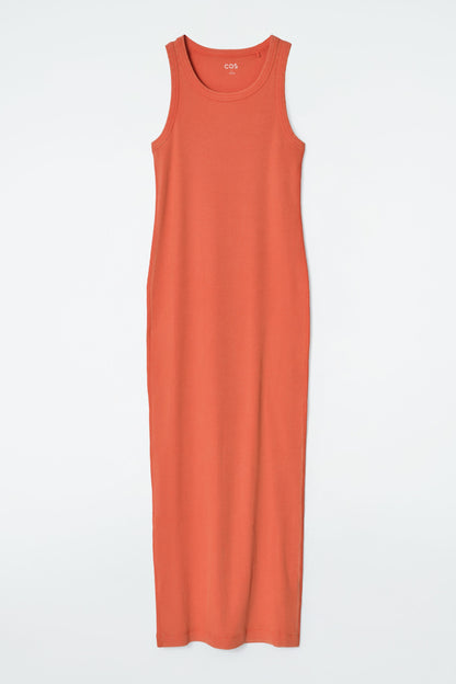 Ribbed tube dress