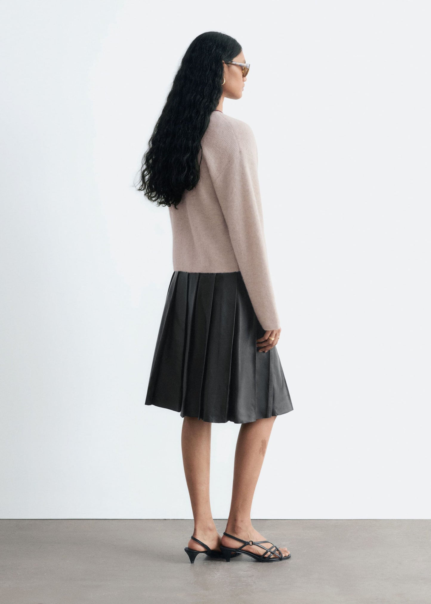 Alpaca-Blend Cardigan