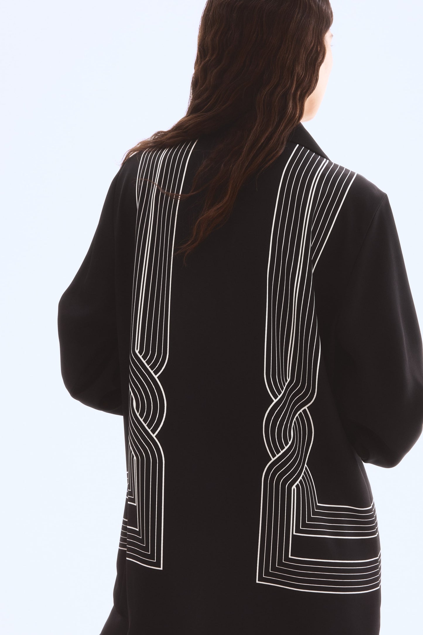 Oversized printed shirt