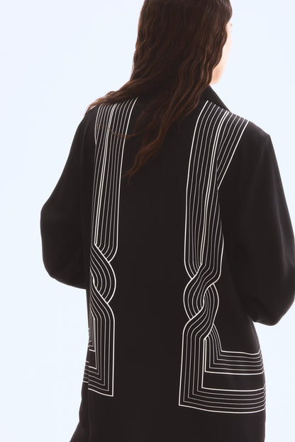 Oversized printed shirt