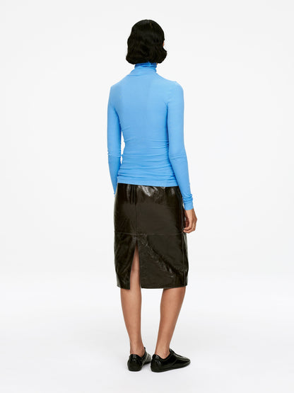 Roll-Neck Cotton Top