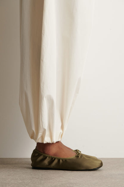 Satin Ballet Flats